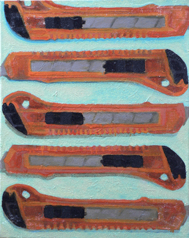 Cutters 2005 50x40cm Huile sur toile