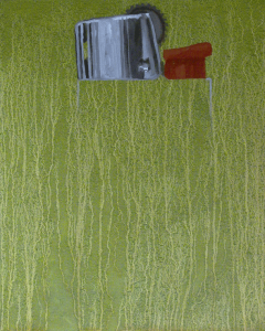 Briquet-vert 2006 50x40cm Huile sur toile