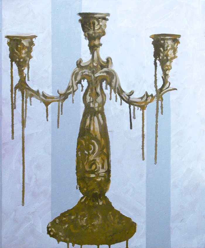 Chandelier 2006 65x54cm Huile sur toile