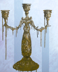 Chandelier 2006 65x54cm Huile sur toile